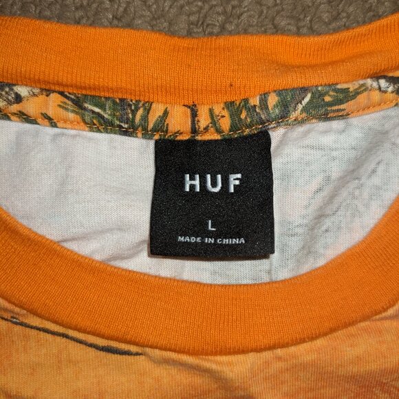 Orange HUF Plants Long Sleeve - Picture 5 of 5